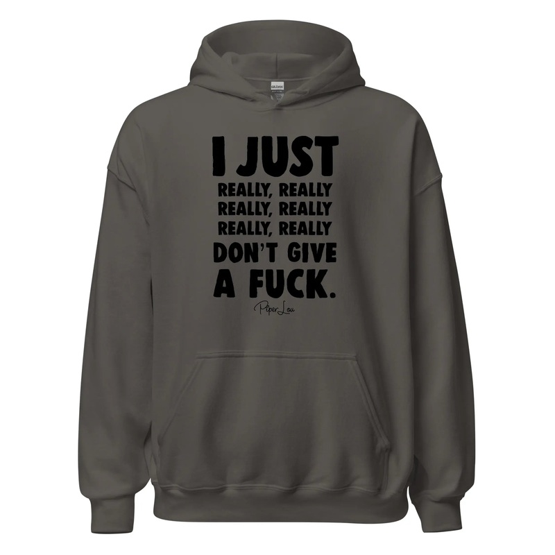 I Just Really Don't Give A Fuck - Graphic Hoodie White