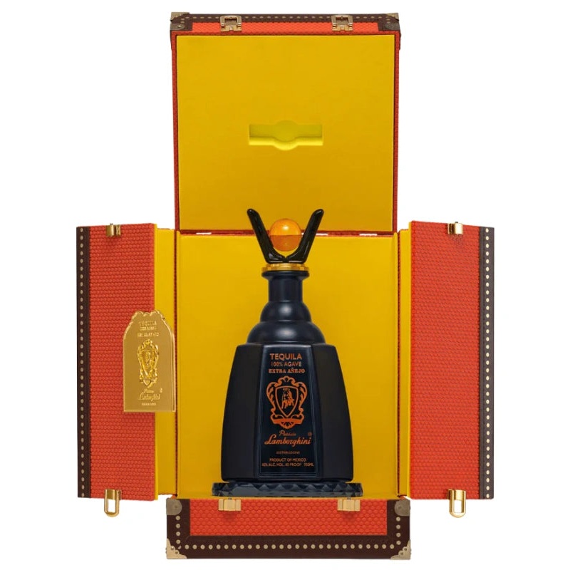 Lamborghini Tequila Extra Aejo Gift Set 750mL