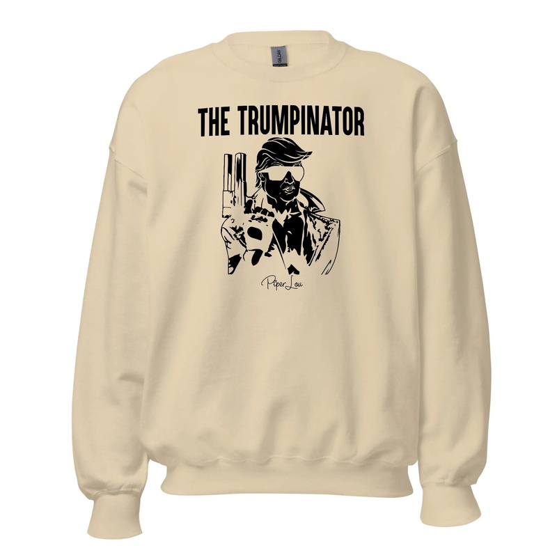 Trumpinator - Crewneck Sweatshirt White