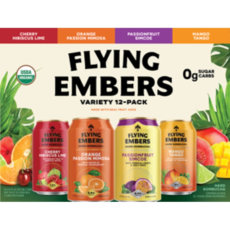 Flying Embers Kombucha High ABV