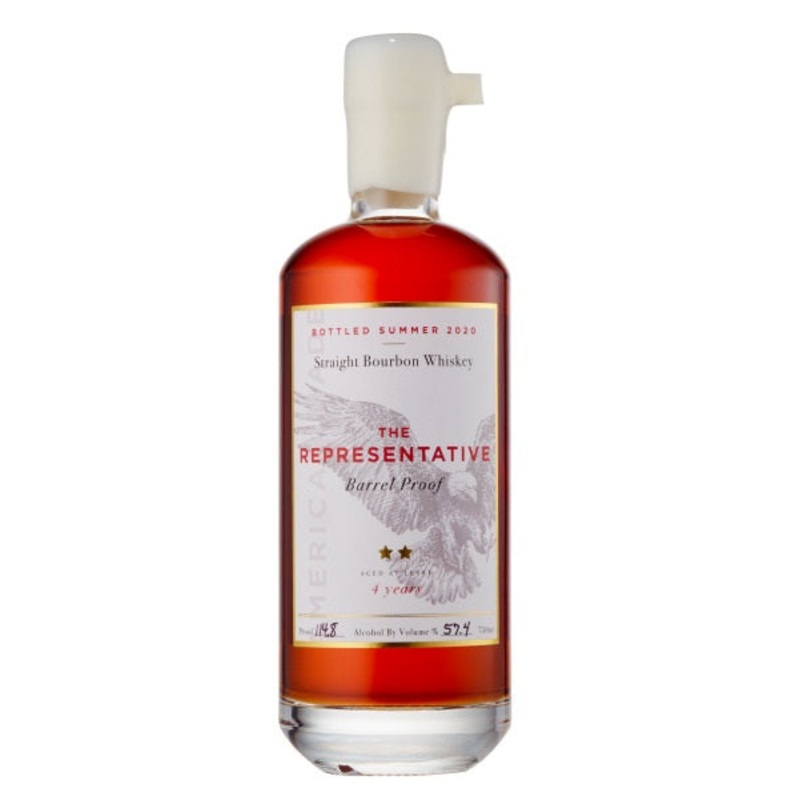 The Representative 4 Year Old Barrel Proof Straight Bourbon Whiskey