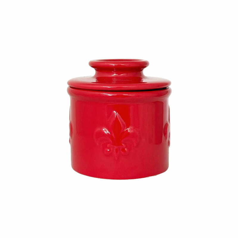 BUTTER BELL CROCK - RED
