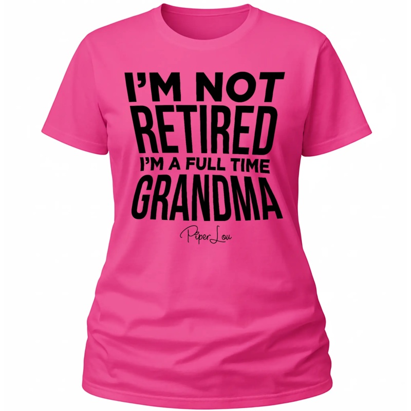 Full Time Grandma - Classic Tee White