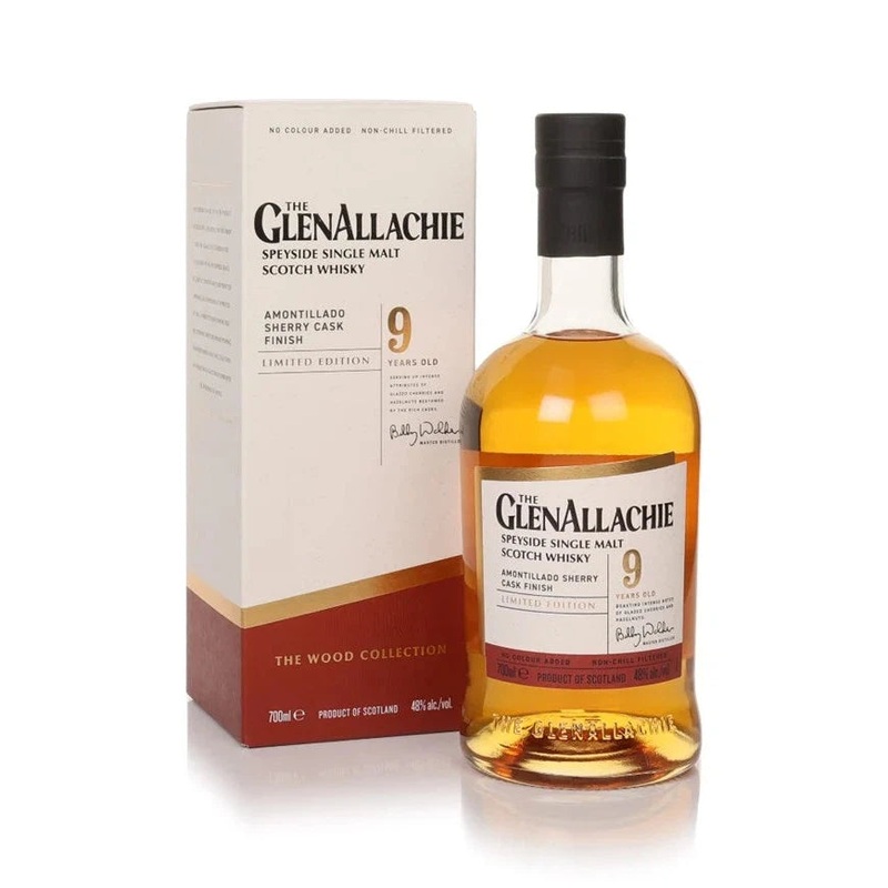 GlenAllachie The Wood Collection: 9 Year Old Amontillado Sherry Cask Finish (Limited Edition) - Single Malt Scotch Whisky