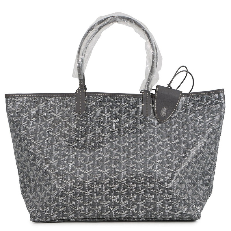 GOYARD Saint Louis with clip GraySTLCROPMLTY51CL51P PVC Leather Size PM