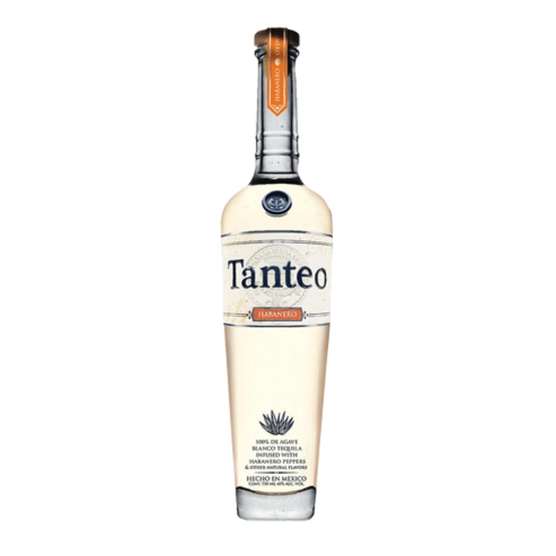 Tanteo Tequila Blanco Habanero Peppers 80 750Ml Spirits