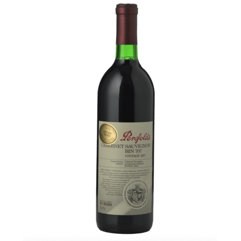 1987 Penfolds Bin 707 Cabernet Sauvignon 750ml