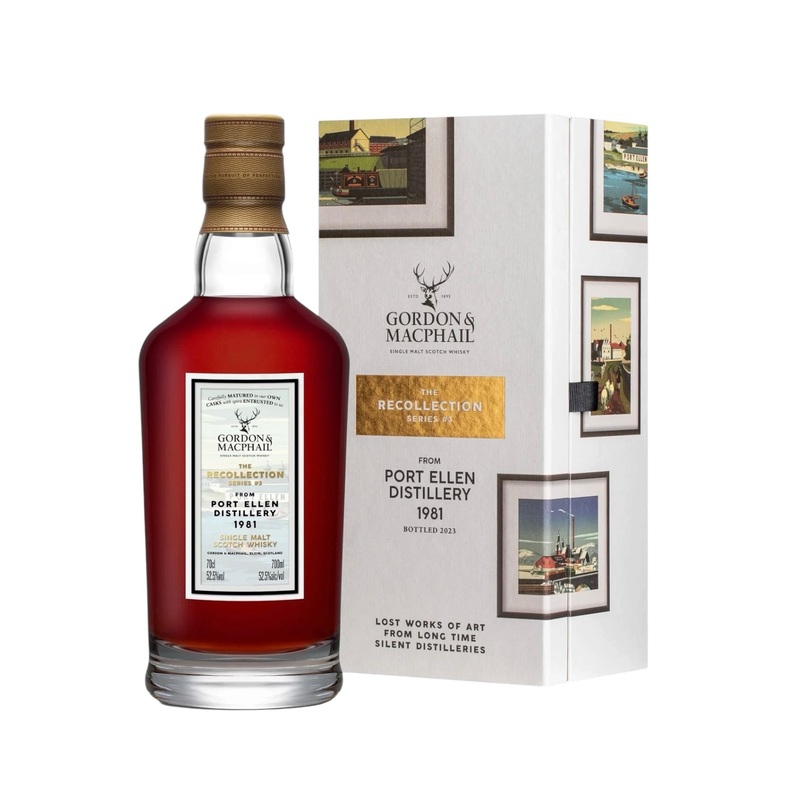 Gordon & MacPhail Port Ellen 1981 42 Year Old Private Collection Single Malt (Refill Sherry Butt, 52.5% ABV, 181 Bottles)