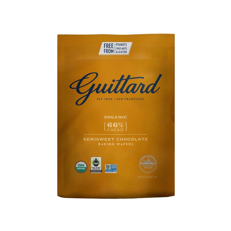 GUITTARD ORGANIC SEMISWEET BAKING WAFERS 12oz