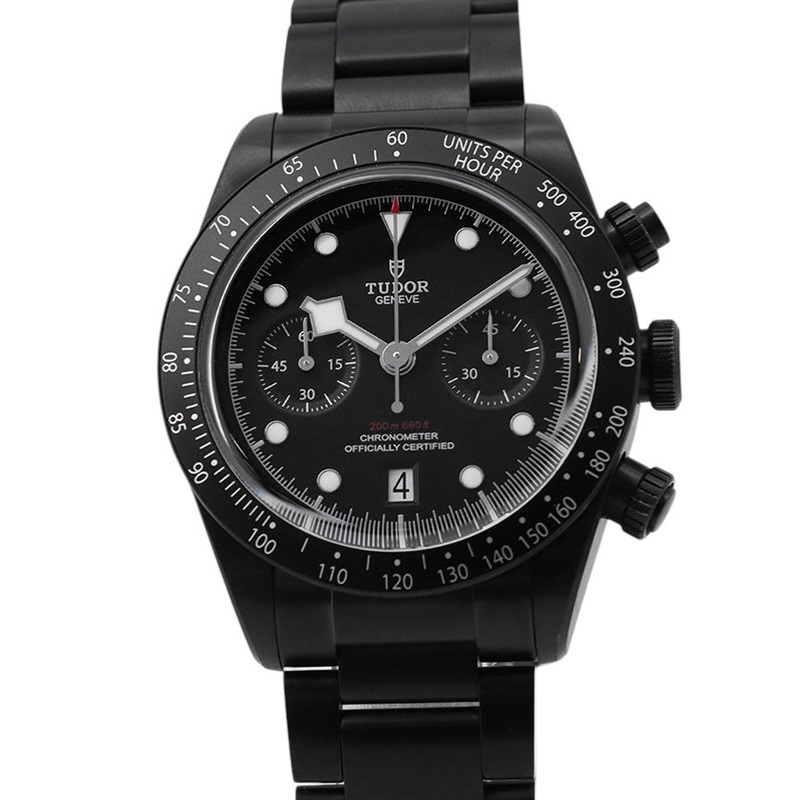 TUDOR Heritage Black Bay Chrono Dark Limited Edition (1181 pieces) W41mm Stainless Steel Black Dial79360DK