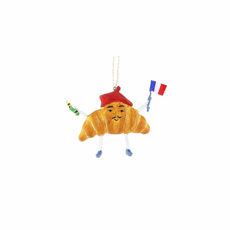 CODY FOSTER INC MONSIEUR CROISSANT ORNAMENT
