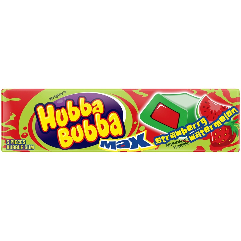 Hubba Bubba Strawberry Watermelon 5 Pieces