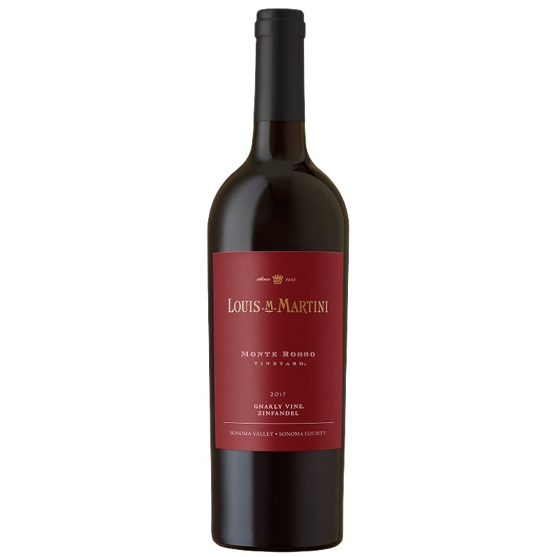 Louis M. Martini - Zinfandel Sonoma Valley Monte Rosso Vineyard Gnarly Vine 2017