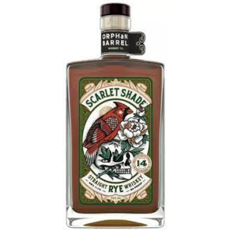 Orphan Barrel Fable & Folly Scarlet Shade Straight Rye Whisky 750ml