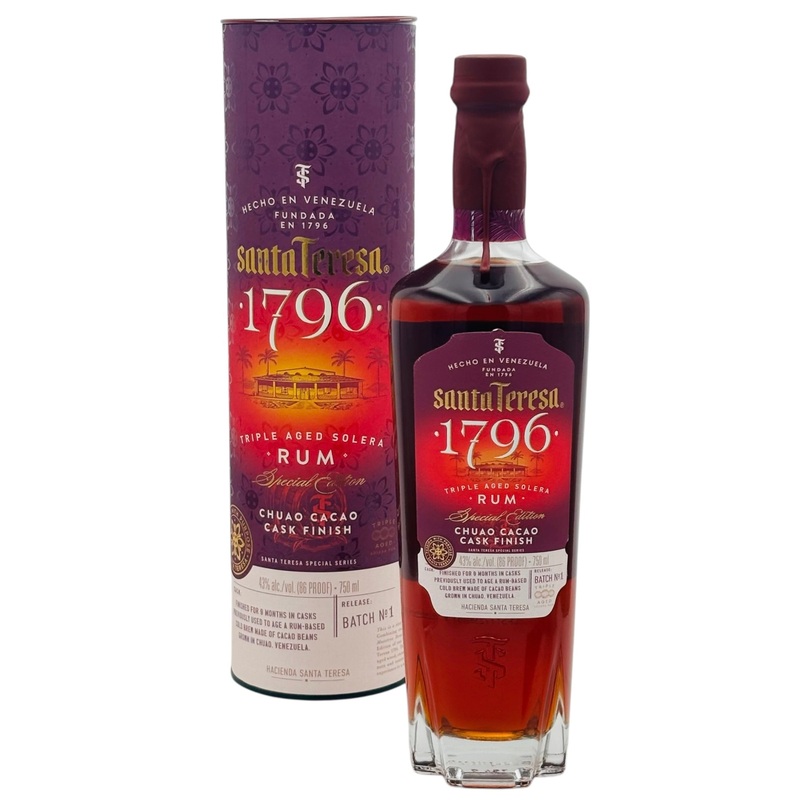 Santa Teresa 1796 Chuao Cacao Cask Finish Rum Limited Edition