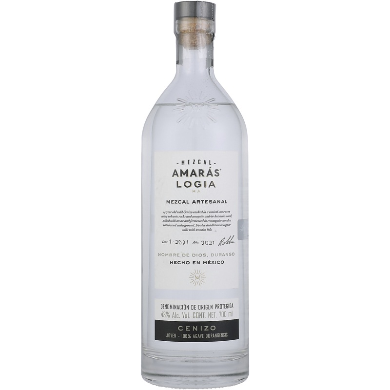 Amaras Mezcal Logia Cenizo 86 700Ml