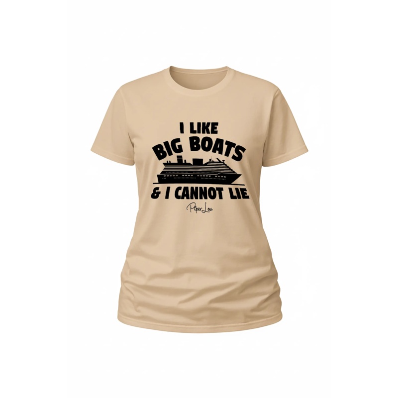 I Like Big Boats - Classic Tee White