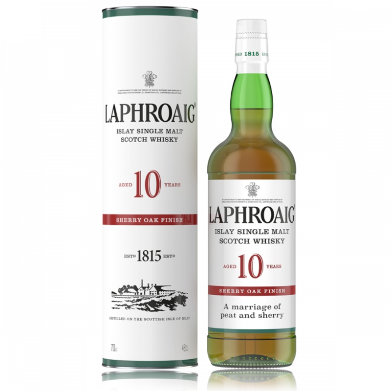 Laphroaig Sherry Oak Finish 10 Year Old - Single Malt Scotch Whisky