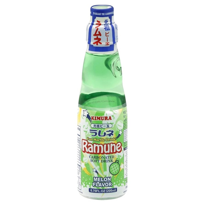 Ramune Carbonated Drink Melon 200ml