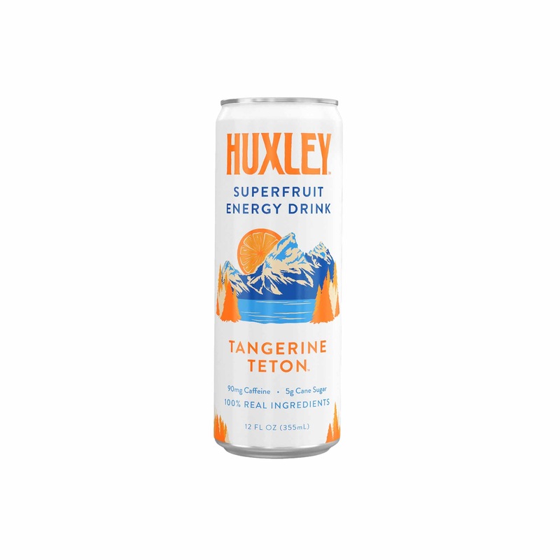 HUXLEY TANGERINE TETON SUPERFRUIT ENERGY DRINK 12oz