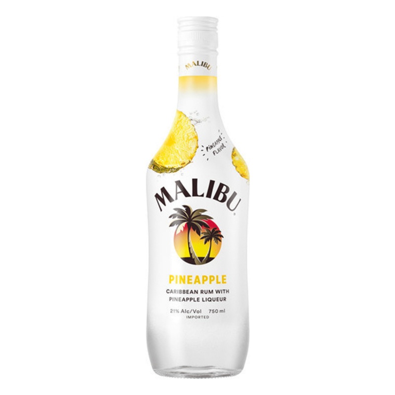 Malibu Pineapple Caribbean Rum 750ml