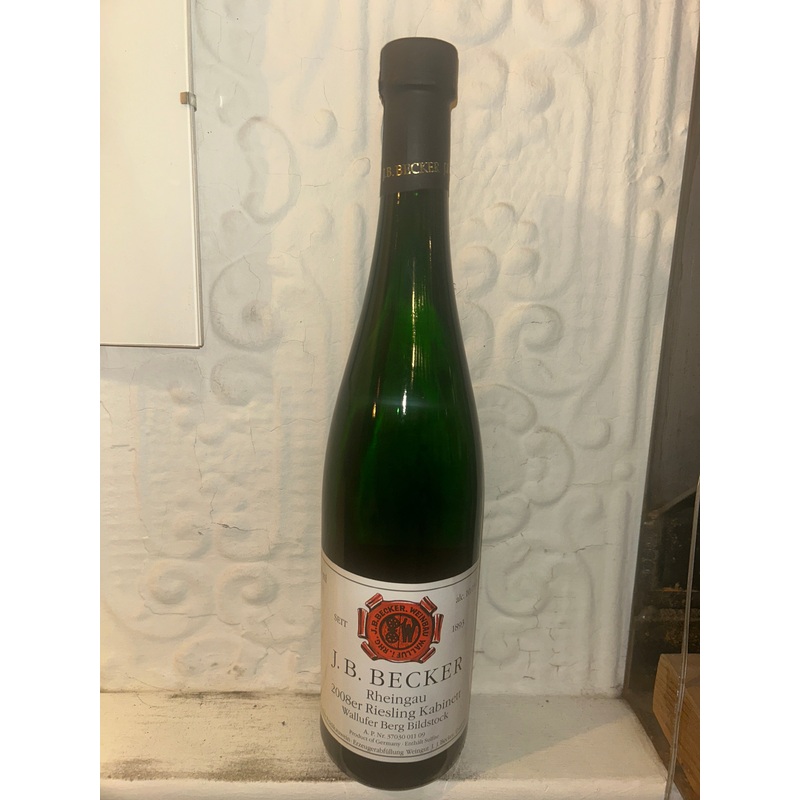 Riesling Kabinett aWallufer Berg Bildstock, JB Becker 2008 (Rheingau, Germany)