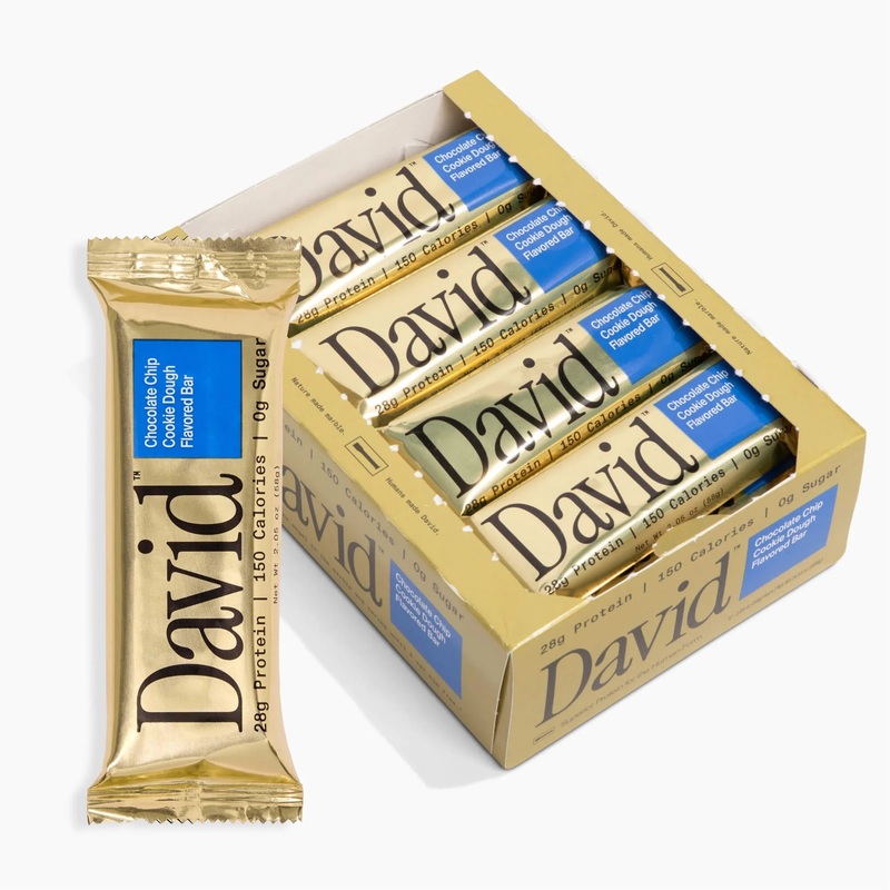 David Protein Choco Chip Cookie Dough 2.3oz