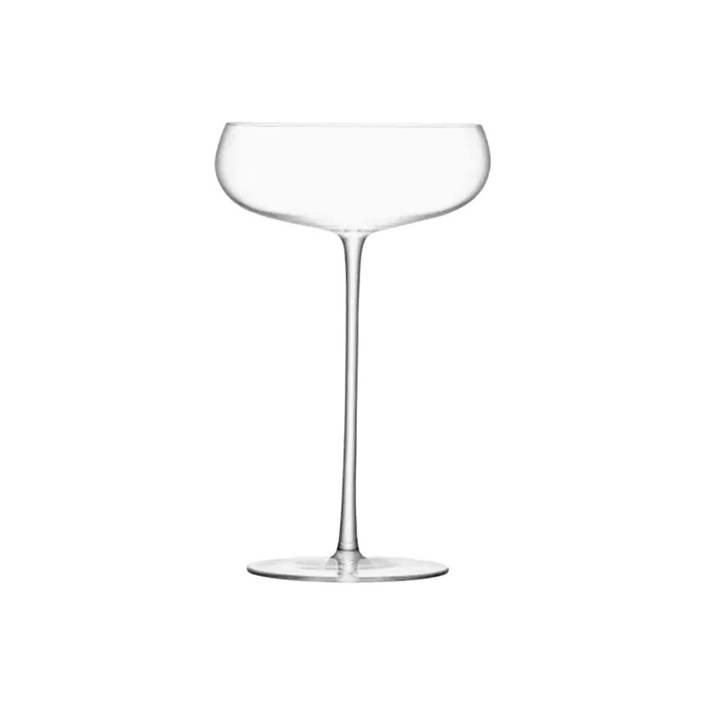 LSA CHAMPAGNE SAUCER SET OF 2