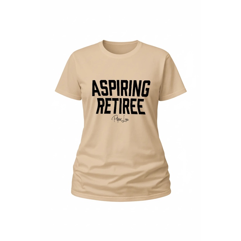 Aspiring Retiree - Classic Tee White