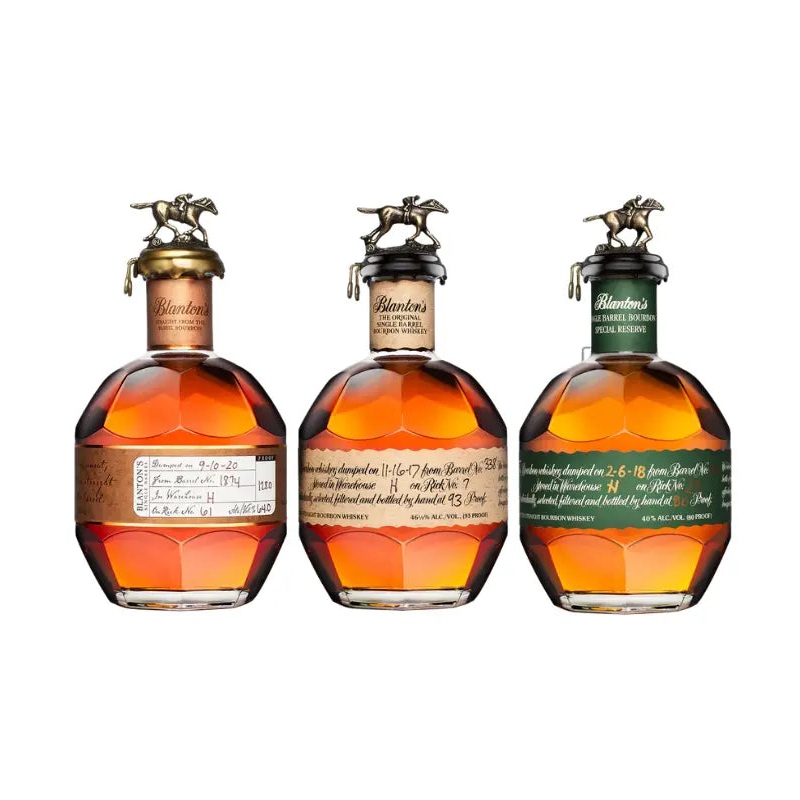 Blanton's Straight From The Barrel, Original Single Barrel & Special Reserve Bourbon Bundle