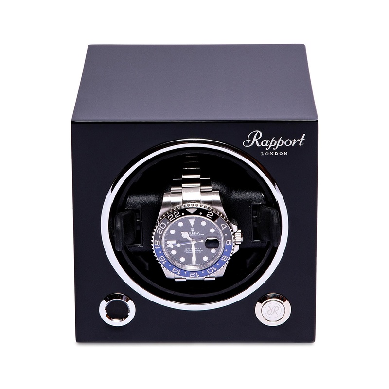 Evo Single Watch Winder - Black Black