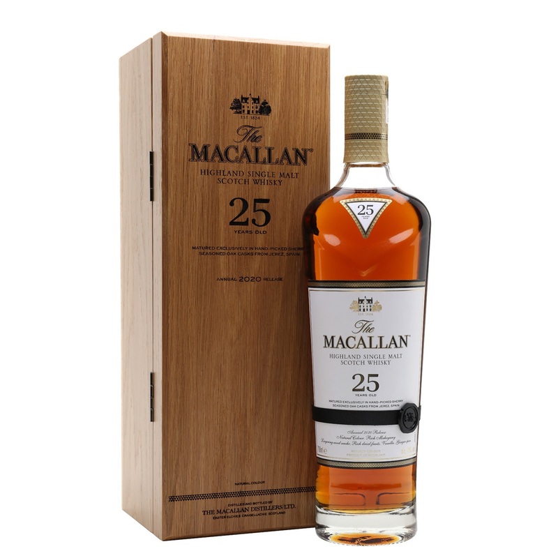 Macallan 25 Year Old Sherry Oak 750 ml