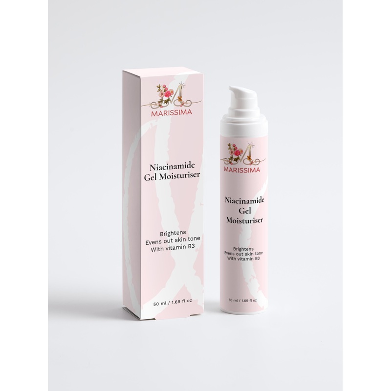 Marissima Niacinamide Gel Moisturizer (50ml) Lightweight Hydration for Balanced Skin | European-Made | SupplyQueen