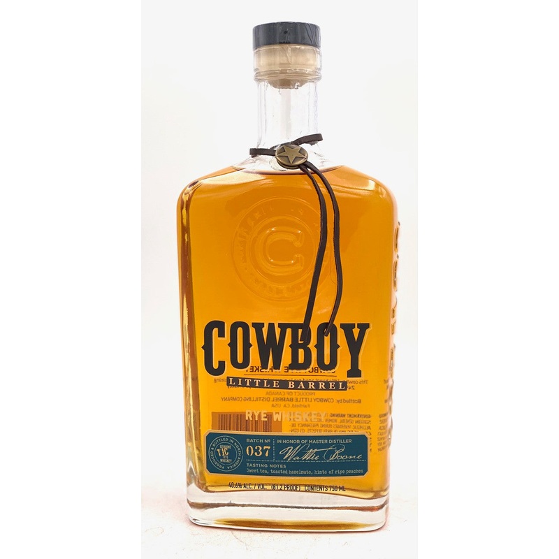 Cowboy Little Barrel Rye Whiskey 750ml