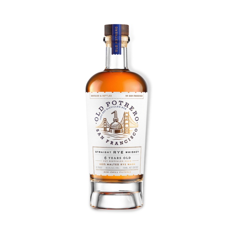 Old Potrero 6 Year Old Straight Rye Whiskey 750ml (ABV 48.5%)