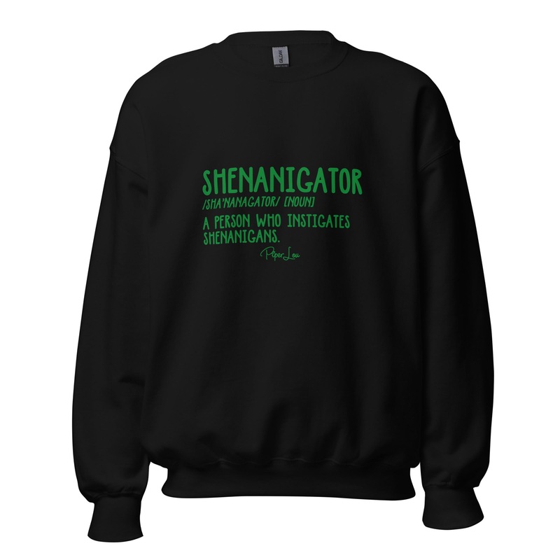 Shenanigator Crewneck Sweatshirt White