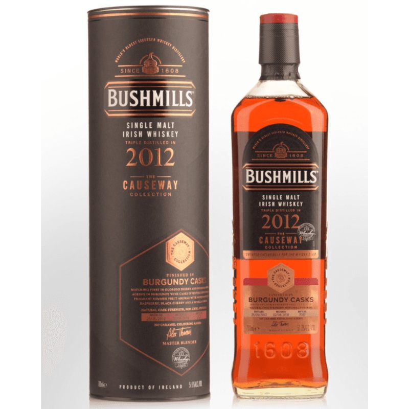 2012 Bushmills 'The Causeway Collection' Burgundy Cask Single Cask Irish Whiskey 700ml
