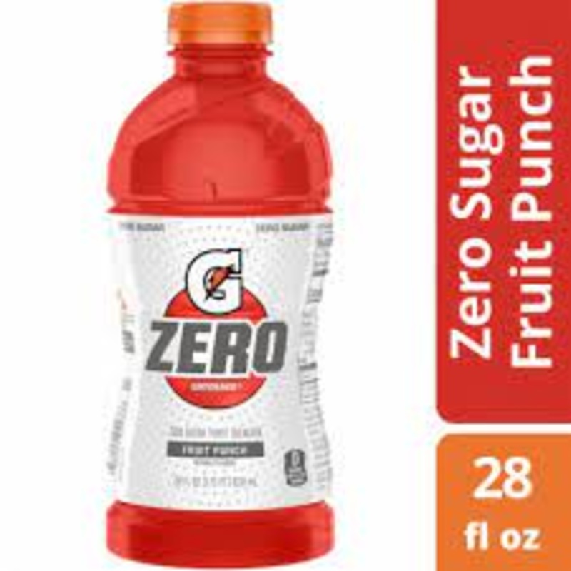 Gatorade Zero Fruit Punch 28oz