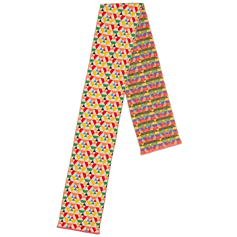 Jewel Geometric Scarf Oatmeal Jewel Geometric Scarf Oatmeal