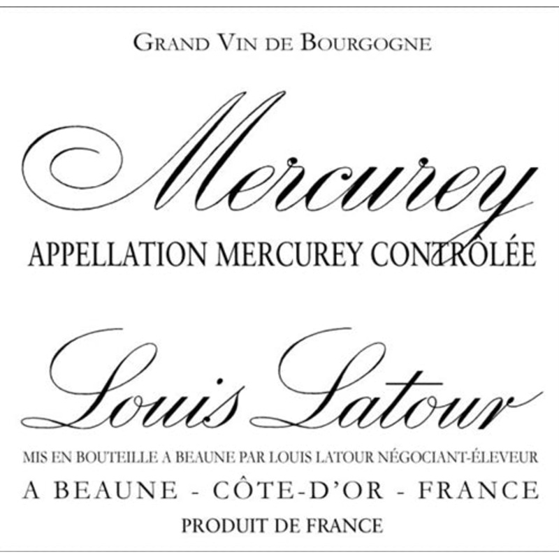 Maison Louis Latour Mercurey Rouge 2019