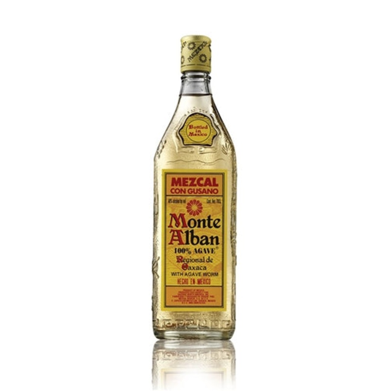 Monte Alban Mezcal con Gusano