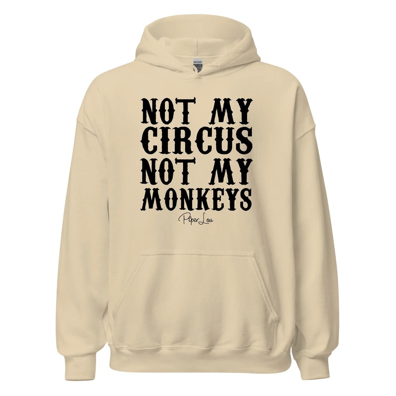 Not My Circus - Graphic Hoodie White