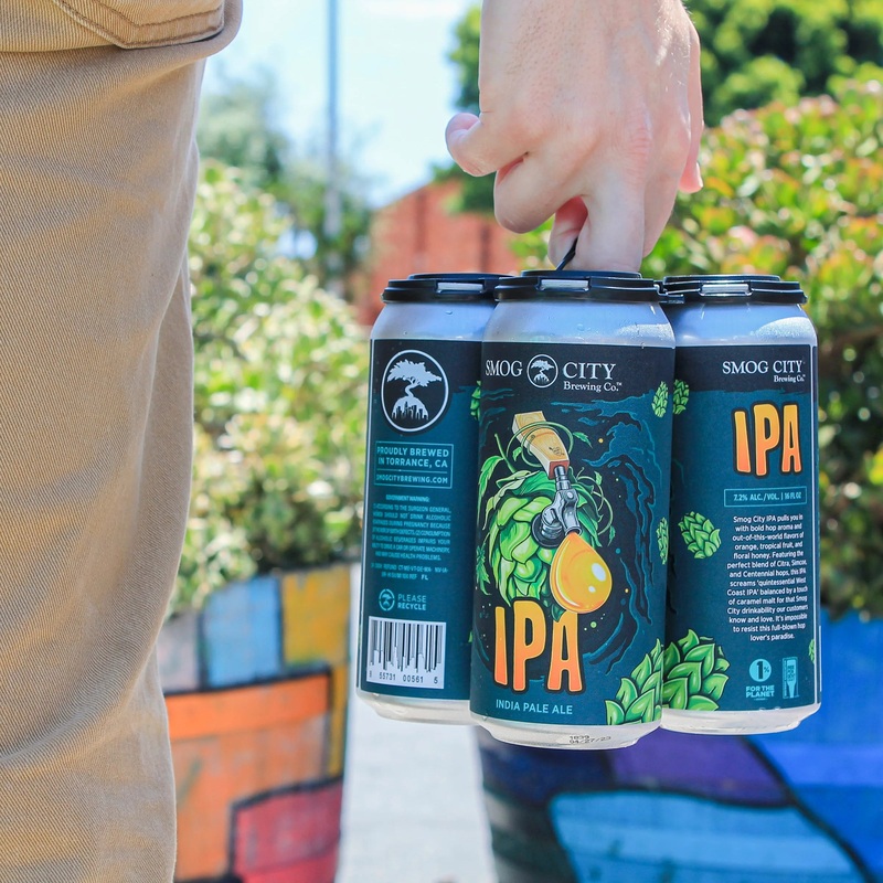 Smog City Optic Haze Ipa 4pk Cans