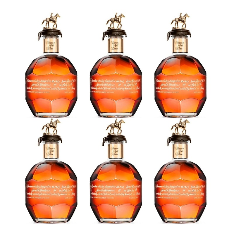 Blantons Gold Edition Single Barrel Bourbon Whiskey 6 pack 700ml