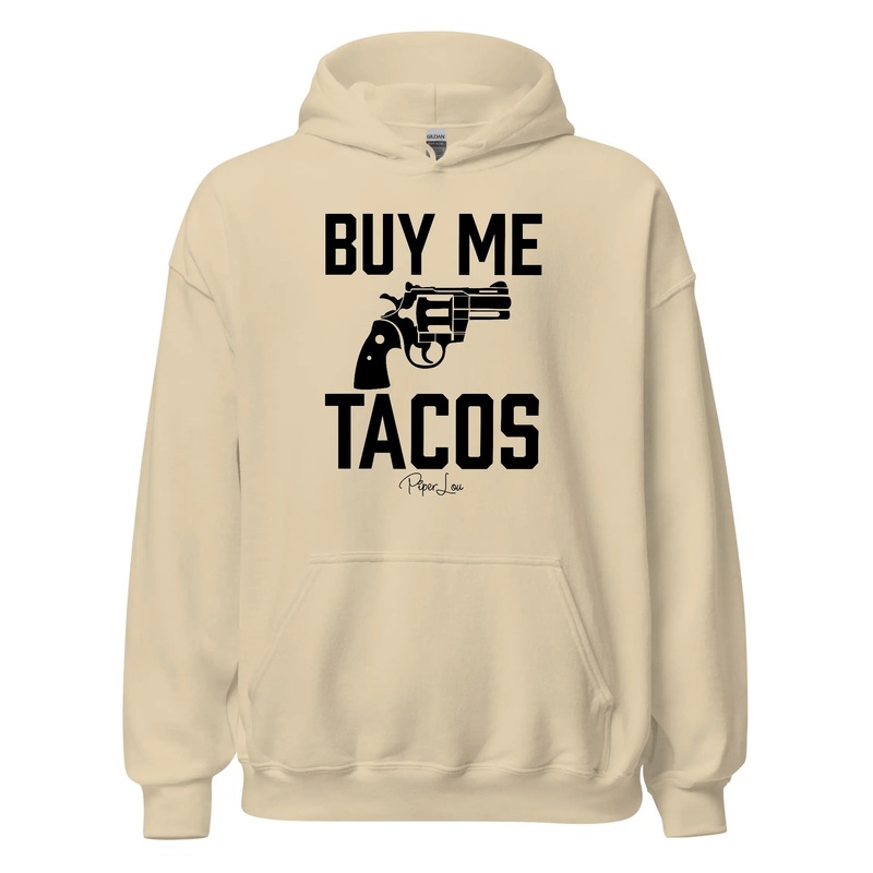 Buy Me Tacos - Graphic Hoodie White