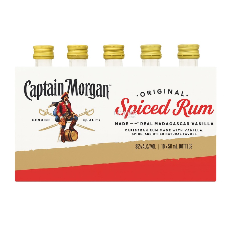 Captain Morgan Orginal Spiced Rum 10 Pack 50ml