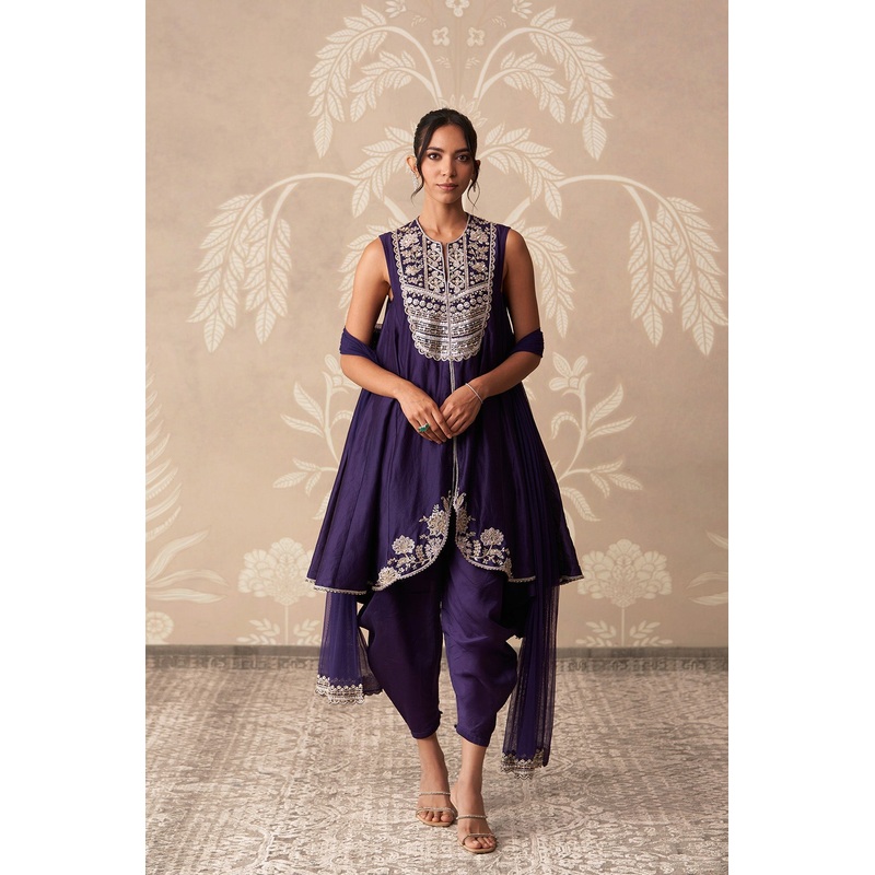 Khayaal Kurta Salwar Set-RTS PURPLE