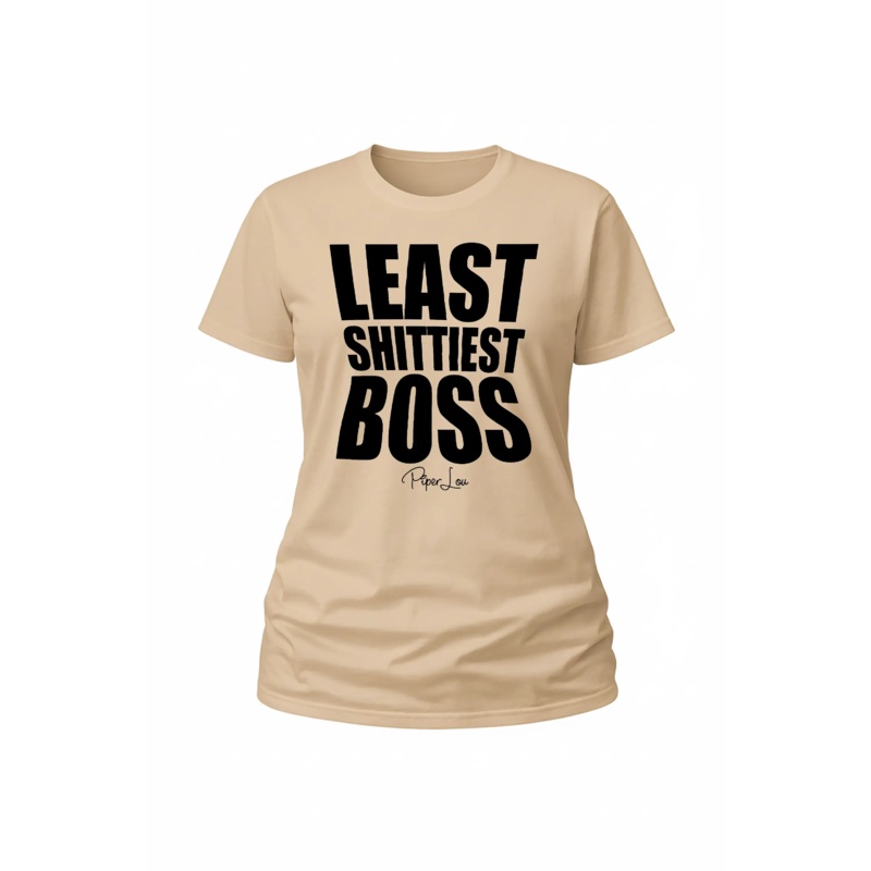 Least Shittiest Boss - Classic Tee White