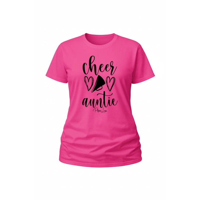 Cheer Auntie - Classic Tee White