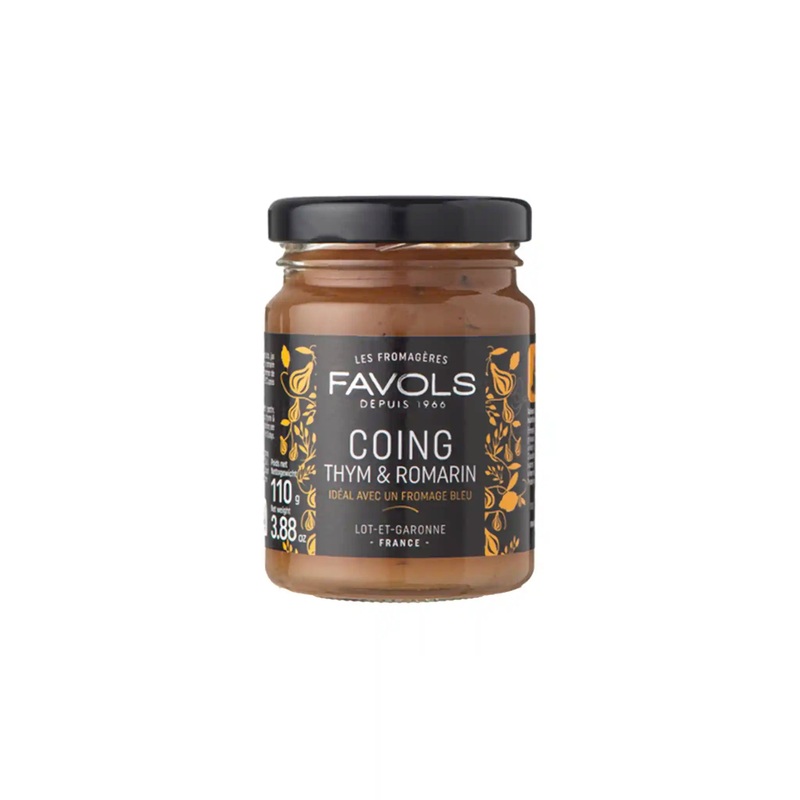 FAVOLS QUINCE THYME & ROSEMARY PRESERVE 110g